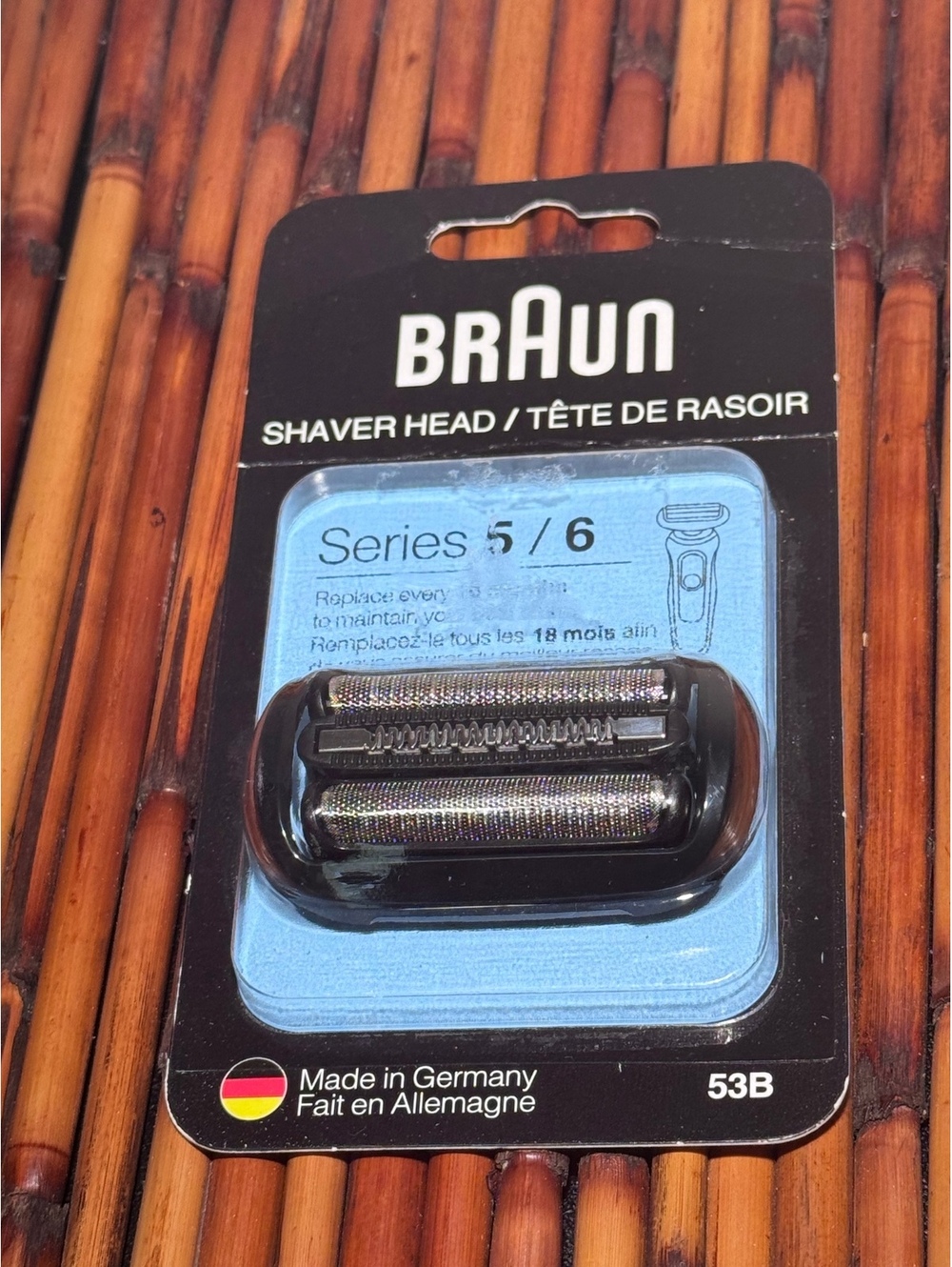 Genuine Braun 53B Series 5 6 Replacement Shaver Head Cassette Made Germany